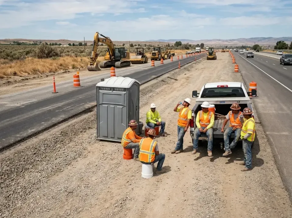 highway-road-construction-crew-007 — frequently asked questions, Porta Potty and Restroom Rentals in Pine Hills, CA